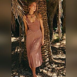 Free People Allyson Maxi Dress Terra Cotta Size Xl NWT